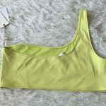 Good American New Scuba Hot Shoulder Bikini Top in Key lime001 size XXL Photo 5