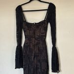 House Of CB ‘Delilah’ Black Long Sleeve Lace Maxi Dress NWOT Size S Photo 10
