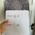 Victoria's Secret Victoria’s Secret lace long sleeve bodysuit size small. Lavender gray color Photo 6