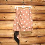 House of Harlow X Revolve Caterina Skirt Polka Dot Brown Photo 5