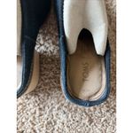 Toms Black Suede Round Toe Tassel Fringe Mule Booties Slip On Shoes Womens 10 Photo 10