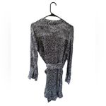 Alice + Olivia  Jodi Dot Asymmetric Tie-Waist Shirtdress Photo 5