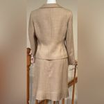 Le Suit 3 button closure blazer, matching bottom pleated trumpet skirt. Sz P12. Photo 2