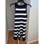ALC Frank A.L.C. Stripe Dress Huntington Women’s XS Navy White Stretch Chic Minimalist Photo 4