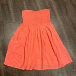 Topshop  smocked babydoll mini dress strapless Photo 0