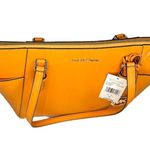 Michael Kors MICHAEL Charlotte Large Leather TZ Tote Honeycomb Yellow Photo 4