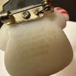 Fun World S. Lehman Snowman With Candy Cane & Green Scarf Brooch Pin Photo 6