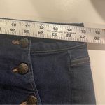 Blue Spice Mid Rise Denim Sailor Shorts Women Junior 9/10 Button Dark Wash 50’s Photo 7