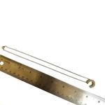 Silver tone C monogram pendant necklace Photo 5