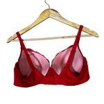 Maidenform Comfort Devotion Your Lift Push-Up Bra Womens 36C Hot Pink Lace Lined Photo 2