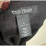 White House | Black Market Black Cocktail Party Maxi Dress Size 4 Cross Back Photo 8
