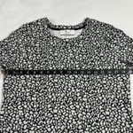 YYigal Crewneck Leopard Sweatshirt Size S Casual Animal Y2K Layers Maximalist Gray Photo 4