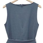 Gap NWT V-Neck Navy Striped Belted Summer Shorts Romper Women’s 10T | 10 Tall Photo 4