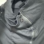 BodyRock Sport Gaga Black Crop Moto Studs and Chains Athletic Jacket Size XS Photo 6