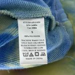 Sadie & Sage Kickback Sky Tie Dye Hoodie Cropped Pink Yellow Blue Size S Photo 5