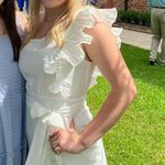 The Clothing Company White ruffle dress Photo 0