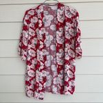 Knox Rose Kimono Swim Cover Up Duster Cardigan Size XS/S Floral Boho Chic Hawaii Photo 10