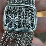 Two Tone Magnetic Rhinestone Bracelet Photo 4