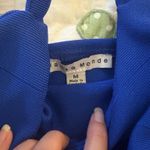 Haute Monde NWT square neck bodysuit in cobalt blue Photo 6