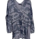 RDI Gray Camo Print Long Sleeve Shirt Tunic Sz L Photo 0
