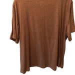 Nashville Music City Graphic Tee 4X Heather Brown SS Knit Keyhole Neck Guitar Photo 2