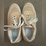 Dolce Vita Light Natural Raffia Platform Dolen Sneakers Tan Size 6.5 Photo 7