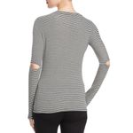 n:philanthropy  Striped Long Sleeve Cut Out Shirt Photo 3