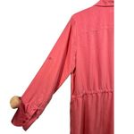 Soft Surroundings Long Sleeve Drawstring Waist Modal Shirt Dress Size Large Tall Photo 6