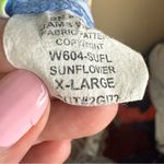 Jams World  XL Sunflower‎ Print Button Up Rayon Shirt Women's 3/4 Sleeve Boho Photo 7