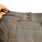 Anne Klein  Brown Houndstooth Print Slacks Photo 3