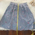 Modcloth Yumi Blue Gingham Passport Skirt Photo 5