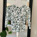 Modcloth  Cozy Locales Novelty Cabin Tree Print Sweater Photo 0