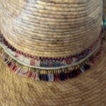 Bonanza Hats Turquoise Feather Coastal Cowgirl Boho Chic Western Festival Hat Tan Photo 3