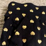 Torrid  Gold Heart Black Full-Length Pocket Leggings - size 1 Photo 3