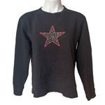 Saint and Sofia Star Sweatshirt, Sz 10 Black Photo 0