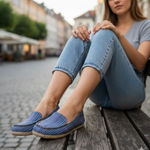 Born Womens 7.5M Sitton Canvas Slip Photo 0