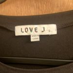 Love j Kiss lips black short sleeve shirt woman’s size small Photo 3