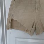 American Eagle  High Waisted Tan/ Cream jean shorts 12 Photo 5