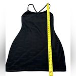 SKIMS Logo Velour Slip Dress in Onyx Black Size Large Photo 9