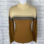 Casual Corner women L cotton blend Longsleeve turtleneck ribbed sweater Black Size L Photo 0