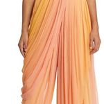 Sani Asra Dhoti Orange Set Photo 1