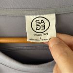 Sage Collective Super Soft Scuba Tunic Top with Side Pockets. Size Large. Photo 4
