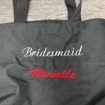 Bridesmaid Michelle bag tote black red and white Photo 2