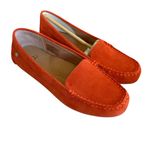 UGG  Australia Milana Water-Resistant Suede Shoes Loafers Leather Orange Size 5 Photo 4