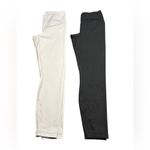 Yogalicious  Lux Leggings Bundle of 2 Black Gray Womens Size Small Photo 2