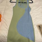 Verge Girl Green And Blue Dress Photo 1