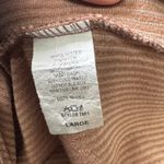 Entro Ribbed T-Shirt Dress Casual Short Sleeve Knit Brown Orange Large Pocket Photo 5