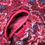 Patagonia Deep Pile Retro X Fleece Hooded Full zip lined jacket medium red blue Photo 6