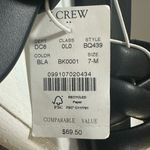 J.Crew NWT Crisscross Style BQ439 Black Slip On Slide Sandals Women’s Size 7 Photo 6