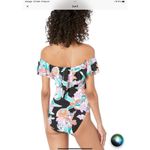 Trina Turk  Women's Tropic Wave Over the Shoulder‎ Bandeau One Piece Size 10 Photo 5